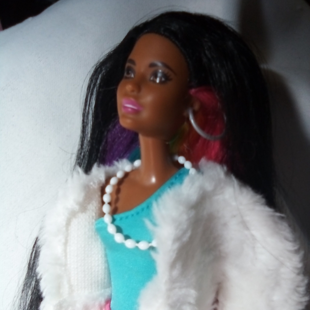 Mattel Barbie Doll with Multicolored Hair From 2015